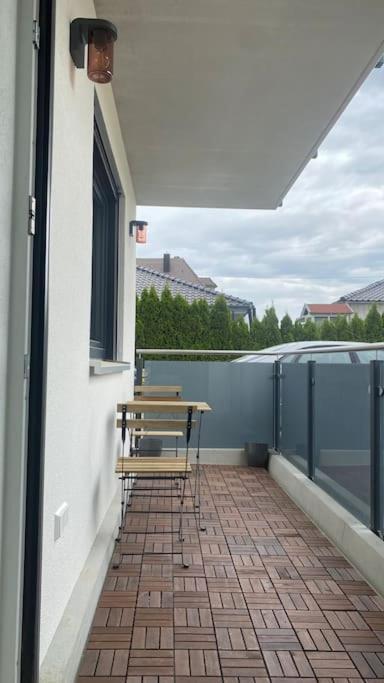 Strahlende Erdgeschoss-Wohnung Im Neubau Naehe Legoland 伊兴豪森 外观 照片